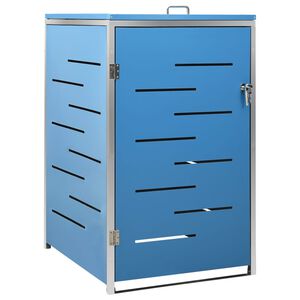 vidaXL ac&eacute;l t&aacute;rol&oacute; gur&iacute;that&oacute; szemeteskuk&aacute;hoz 69 x 77,5 x 112,5 cm