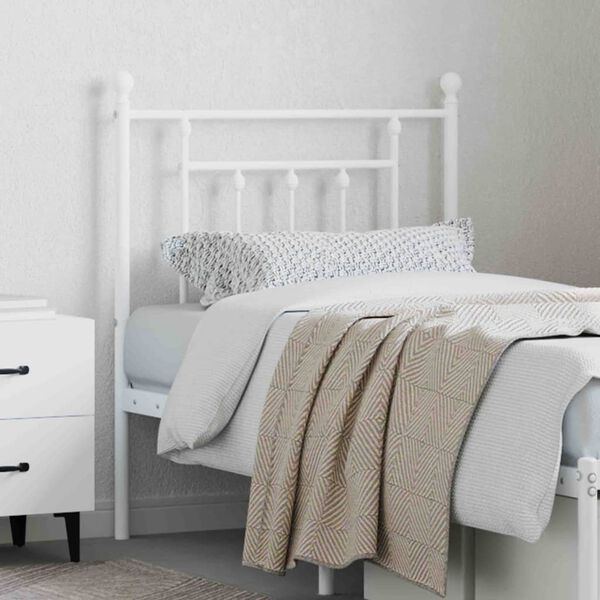 vidaXL fehér fém fejtámla 75 cm