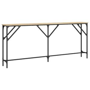vidaXL sonoma t&ouml;lgy sz&iacute;nű szerelt fa t&aacute;lal&oacute;asztal 180x23x75 cm