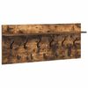 vidaXL Fali Kab&aacute;thorog Falra szerelhető F&uuml;st&ouml;lt t&ouml;lgy 100 x 40 x 12 cm