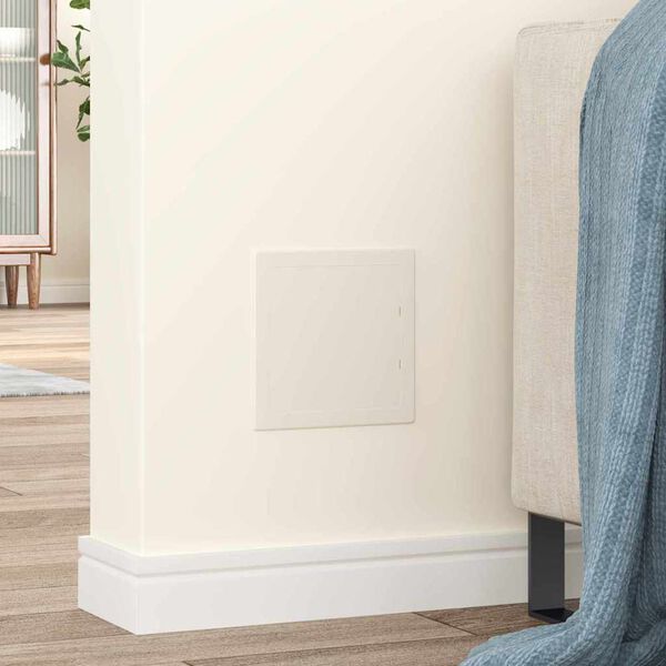 vidaXL Hozz&aacute;f&eacute;r&eacute;si Panelek 2 pcs Feh&eacute;r 15 x 15 cm ABS Műanyag