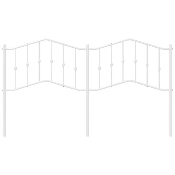 vidaXL feh&eacute;r f&eacute;m csere fejt&aacute;mla 180 cm