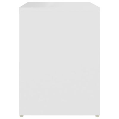 vidaXL 2 db fehér forgácslap éjjeliszekrény 40 x 30 x 40 cm