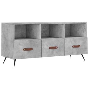 vidaXL betonsz&uuml;rke szerelt fa TV-szekr&eacute;ny 102 x 36 x 50 cm