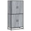 vidaXL sz&uuml;rke sonoma sz&iacute;nű szerelt fa magasszekr&eacute;ny 68 x 35 x 139 cm