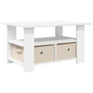 vidaXL Doh&aacute;nyz&oacute;asztal Feh&eacute;r 77 x 55 x 42 cm Szerelt Fa