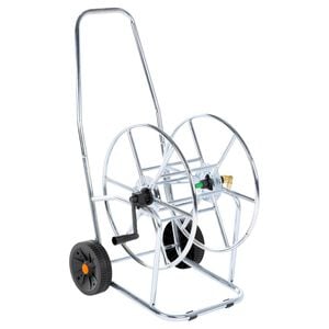 vidaXL ac&eacute;l kerekes t&ouml;mlődob 80 m 3/4" t&ouml;mlőh&ouml;z