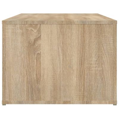 vidaXL sonoma tölgy színű szerelt fa dohányzóasztal 100x50x36 cm