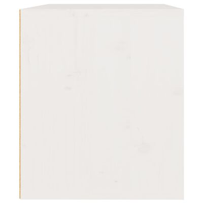 vidaXL fehér tömör fenyőfa faliszekrény 45 x 30 x 35 cm