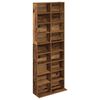 vidaXL CD szekr&eacute;ny Antik Fa 65 x 23,5 x 175 cm Szerelt Fa