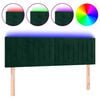 vidaXL s&ouml;t&eacute;tz&ouml;ld b&aacute;rsony LED-es fejt&aacute;mla 144x5x78/88 cm