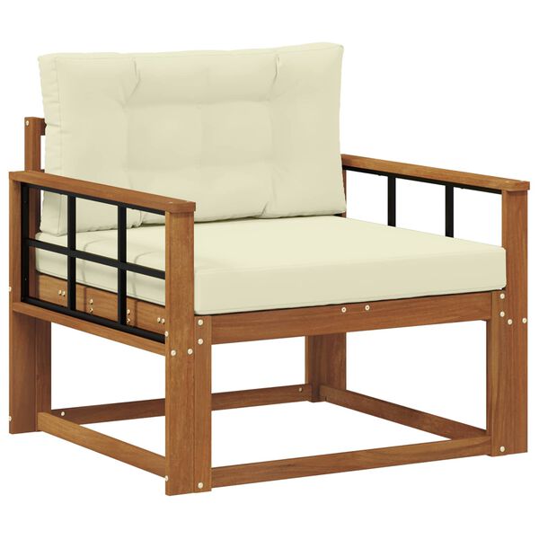 vidaXL K&uuml;lt&eacute;ri k&ouml;z&eacute;pső kanap&eacute; T&ouml;m&ouml;r Ak&aacute;cfa Term&eacute;szetes