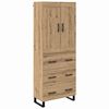 vidaXL Magasfi&uacute; 2 db Artisan t&ouml;lgy 69,5 x 34 x 180 cm
