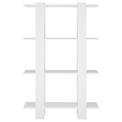 vidaXL fehér könyvszekrény/térelválasztó 80 x 30 x 123,5 cm