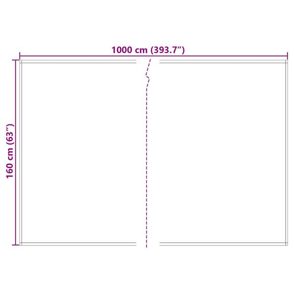 vidaXL Napernyő Csere S&aacute;rga &eacute;s Sz&uuml;rke 1000 x 160 cm Poli&eacute;szter V&aacute;szon