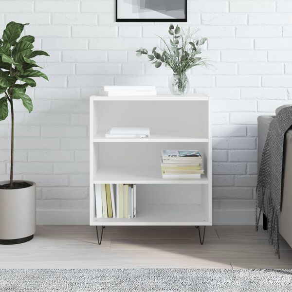 vidaXL feh&eacute;r szerelt fa t&aacute;lal&oacute;szekr&eacute;ny 57 x 35 x 70 cm