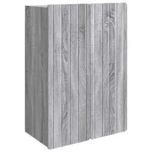 vidaXL Fali szekr&eacute;ny Sz&uuml;rke Sonoma 66 x 34,5 x 92 cm Szerelt Fa