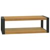 vidaXL t&ouml;m&ouml;r t&iacute;kfa falra szerelhető f&uuml;rdőszobaszekr&eacute;ny 110x45x35 cm