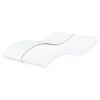 vidaXL feh&eacute;r H2/H3 kem&eacute;nys&eacute;gű habmatrac 180 x 210 cm