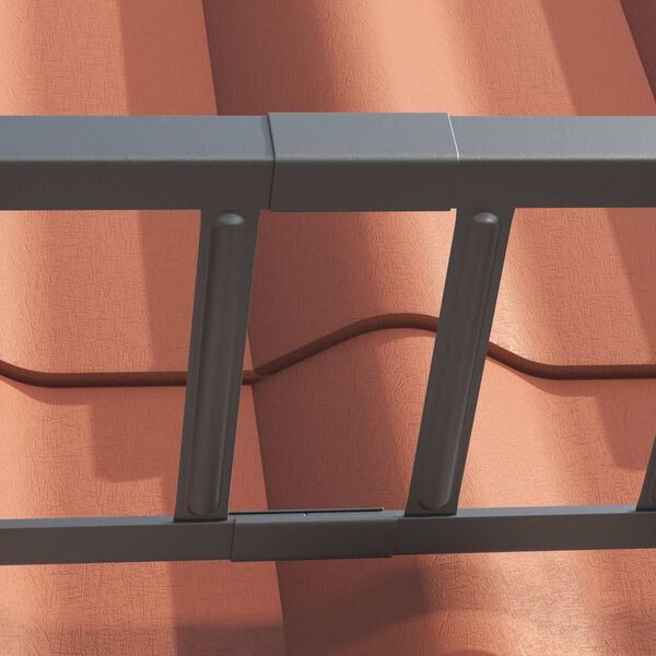 vidaXL Tető havaz&aacute;sv&eacute;dő Antracit 100 x 2,5 x 20 cm Ac&eacute;l