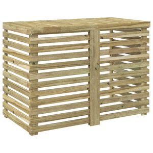 vidaXL L&eacute;gkondicion&aacute;l&oacute; Takar&oacute; 110 x 58 x 79 cm Impregn&aacute;lt Fenyőfa