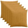 vidaXL P&aacute;rna huzat 6 pcs HEERLEN S&aacute;rga 80 x 80 cm cord