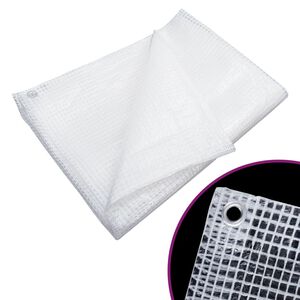 vidaXL feh&eacute;r Leno takar&oacute;ponyva 140 g/m&sup2; 2 x 3 m