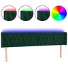 vidaXL s&ouml;t&eacute;tz&ouml;ld b&aacute;rsony LED-es fejt&aacute;mla 183 x 16 x 78/88 cm