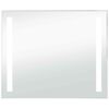 vidaXL LED-es f&uuml;rdőszobai falit&uuml;k&ouml;r 80 x 60 cm