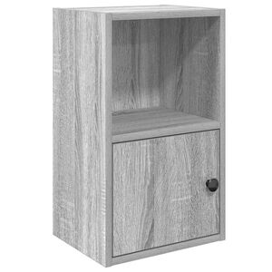 vidaXL sz&uuml;rke sonoma sz&iacute;nű szerelt fa k&ouml;nyvespolc 31x24x52 cm