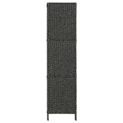 vidaXL fekete 3-paneles vízijácint paraván 116 x 160 cm