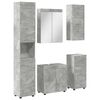 vidaXL F&uuml;rdőszoba b&uacute;tor szett TULUM 5 pcs Beton Sz&uuml;rke 60 x 34 x 63 cm