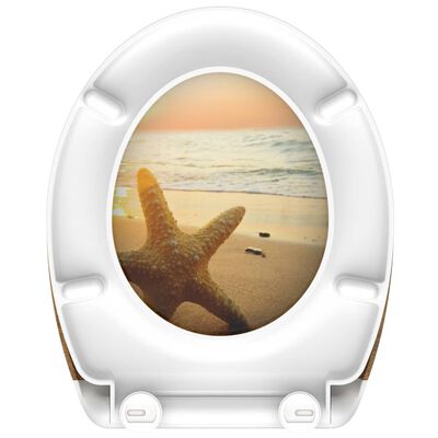 SCHÜTTE SEA STAR duroplast WC-ülőke lágyan záródó gyorskioldással