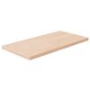 vidaXL kezeletlen t&ouml;m&ouml;r t&ouml;lgyfa polclap 40x20x1,5 cm