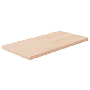 vidaXL kezeletlen t&ouml;m&ouml;r t&ouml;lgyfa polclap 40x20x1,5 cm