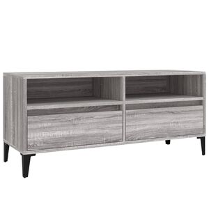 vidaXL sz&uuml;rke sonoma sz&iacute;nű szerelt fa TV-szekr&eacute;ny 100x34,5x44,5 cm