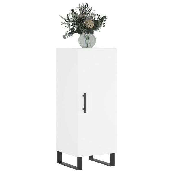 vidaXL fehér szerelt fa tálalóasztal 34,5 x 34 x 90 cm