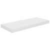 vidaXL 4 db magasf&eacute;nyű feh&eacute;r MDF lebegő fali polc 60 x 23,5 x 3,8 cm