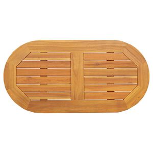 vidaXL Asztallap Olaj Term&eacute;szetes 80 x 40 x 2 cm T&ouml;m&ouml;r Ak&aacute;cfa