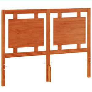 vidaXL viaszbarna t&ouml;m&ouml;r fenyőfa fejt&aacute;mla 135 cm