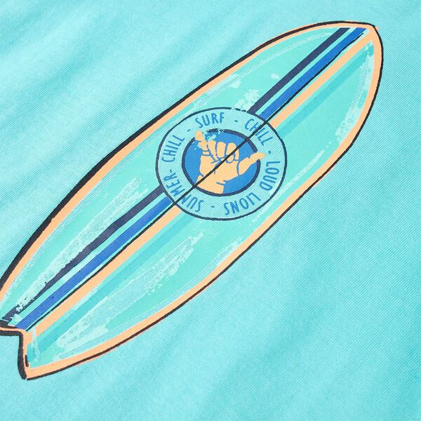 Aqua sz&iacute;nű r&ouml;vid ujj&uacute; gyerekp&oacute;l&oacute; 128