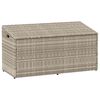 vidaXL vil&aacute;gossz&uuml;rke polyrattan kerti t&aacute;rol&oacute;l&aacute;da 110x50x58 cm