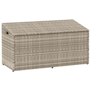 vidaXL vil&aacute;gossz&uuml;rke polyrattan kerti t&aacute;rol&oacute;l&aacute;da 110x50x58 cm