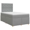 vidaXL Boxspring &aacute;gy matraccal Vil&aacute;gossz&uuml;rke 120 x 190 cm Sz&ouml;vet