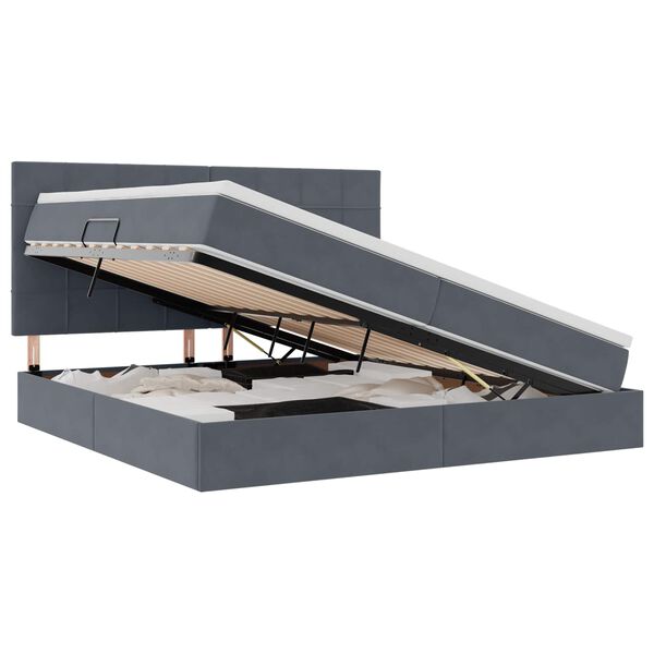 vidaXL &Aacute;gy t&aacute;rol&oacute;val &eacute;s matraccal S&ouml;t&eacute;tsz&uuml;rke 200 x 200 cm B&aacute;rsony