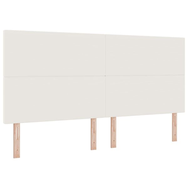 vidaXL LED &aacute;gyt&aacute;mla LED -es l&aacute;mp&aacute;kkal Kr&eacute;m 200 cm Poli&eacute;szter