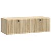 vidaXL Fali TV szekr&eacute;ny Sonoma T&ouml;lgy 98 x 41 x 30 cm Szerelt Fa
