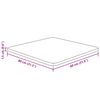vidaXL sötétbarna kezelt tömör tölgyfa négyzet asztallap 80x80x1,5cm