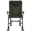 vidaXL zöld összecsukható horgászszék karfával