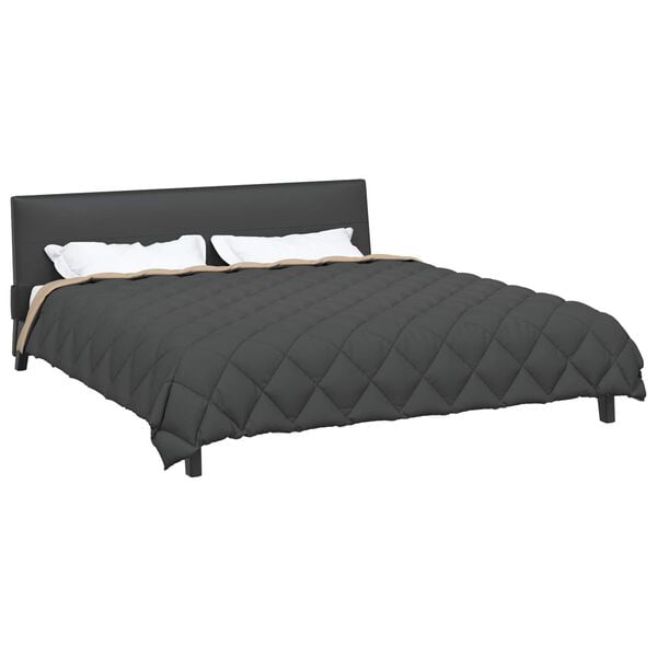 vidaXL T&eacute;li takar&oacute; Antracit &eacute;s Taupe 240 x 260 cm Mikrosz&aacute;l